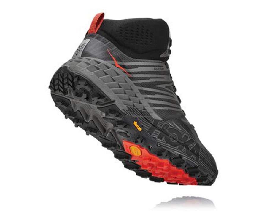 Zapatillas Trail Hoka One One Hombre - Speedgoat Mid Gore-Tex 2 - Negras - XTS961435